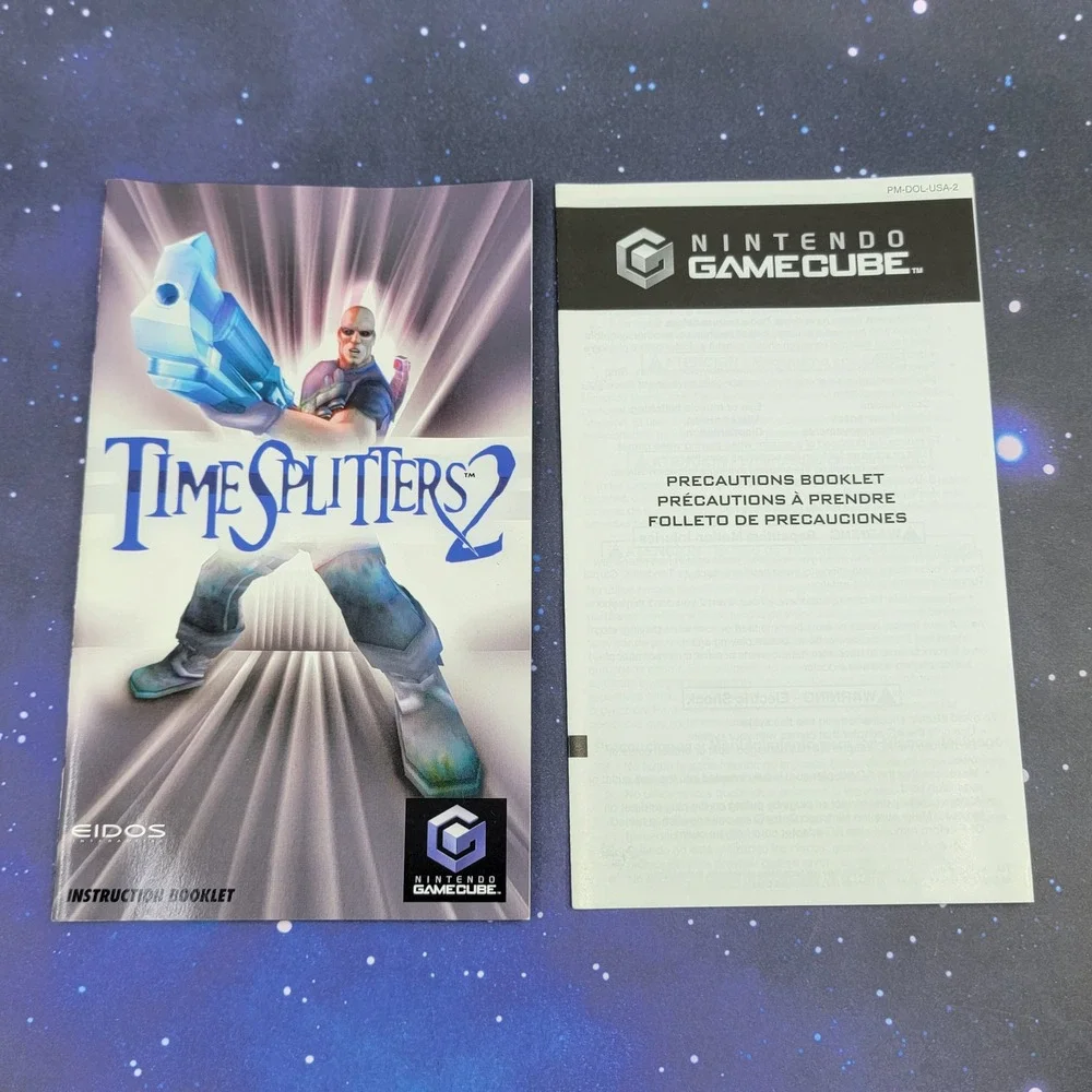 TimeSplitters 2 Nintendo GameCube GC 2002 Eidos Free Radical FPS Video Game CIB